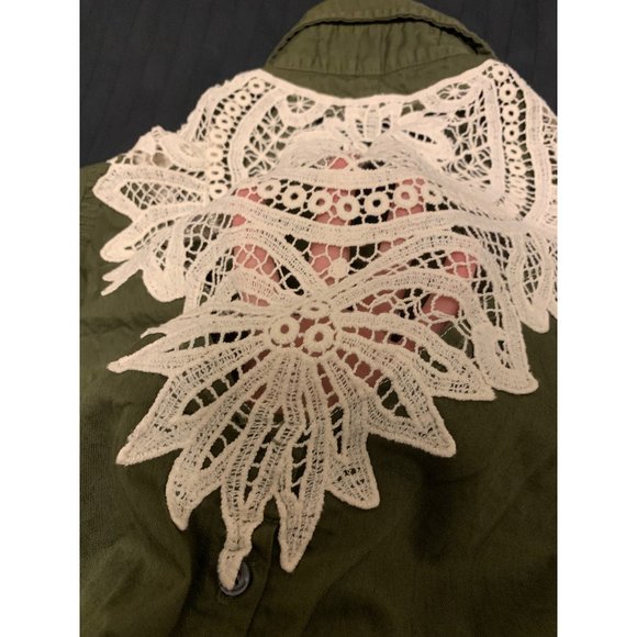 Jen’s Pirate Booty, Army Top with Crochet Lace back detail - Picture 12 of 16